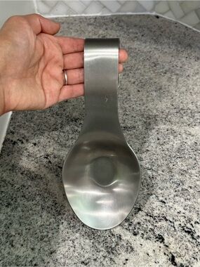 AMCO rust proof Stainless Steel Large Spoon Rest  9.5" X 3.75" Heavy Duty